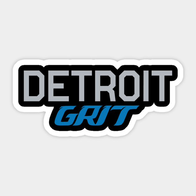 Detroit Grit Dark Sticker by soulf1re